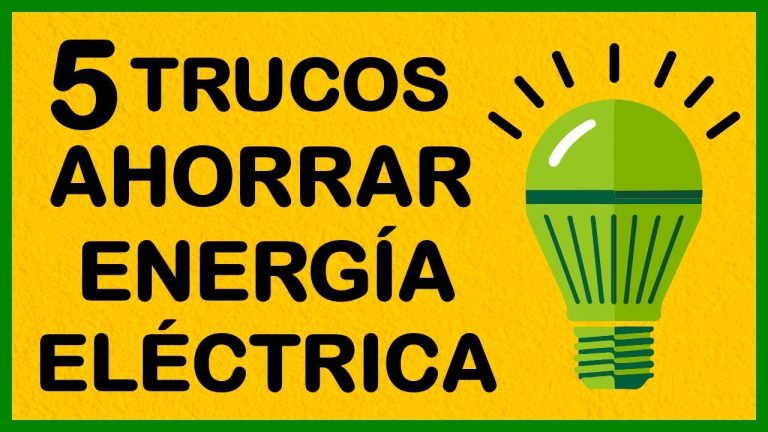 Métodos para Ahorrar Energía electrica